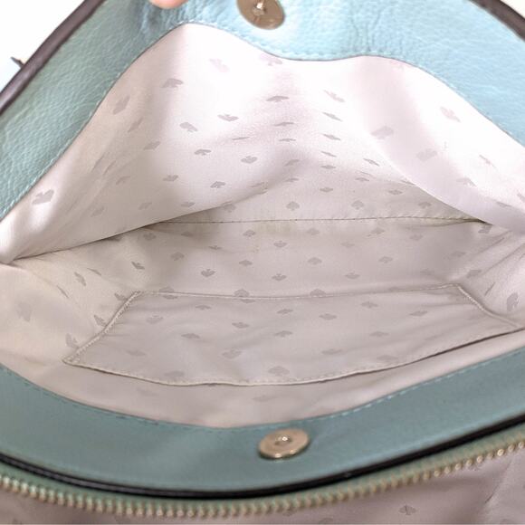 Kate Spade Monet Turquoise Leather Shoulder Bag - Picture 6 of 9